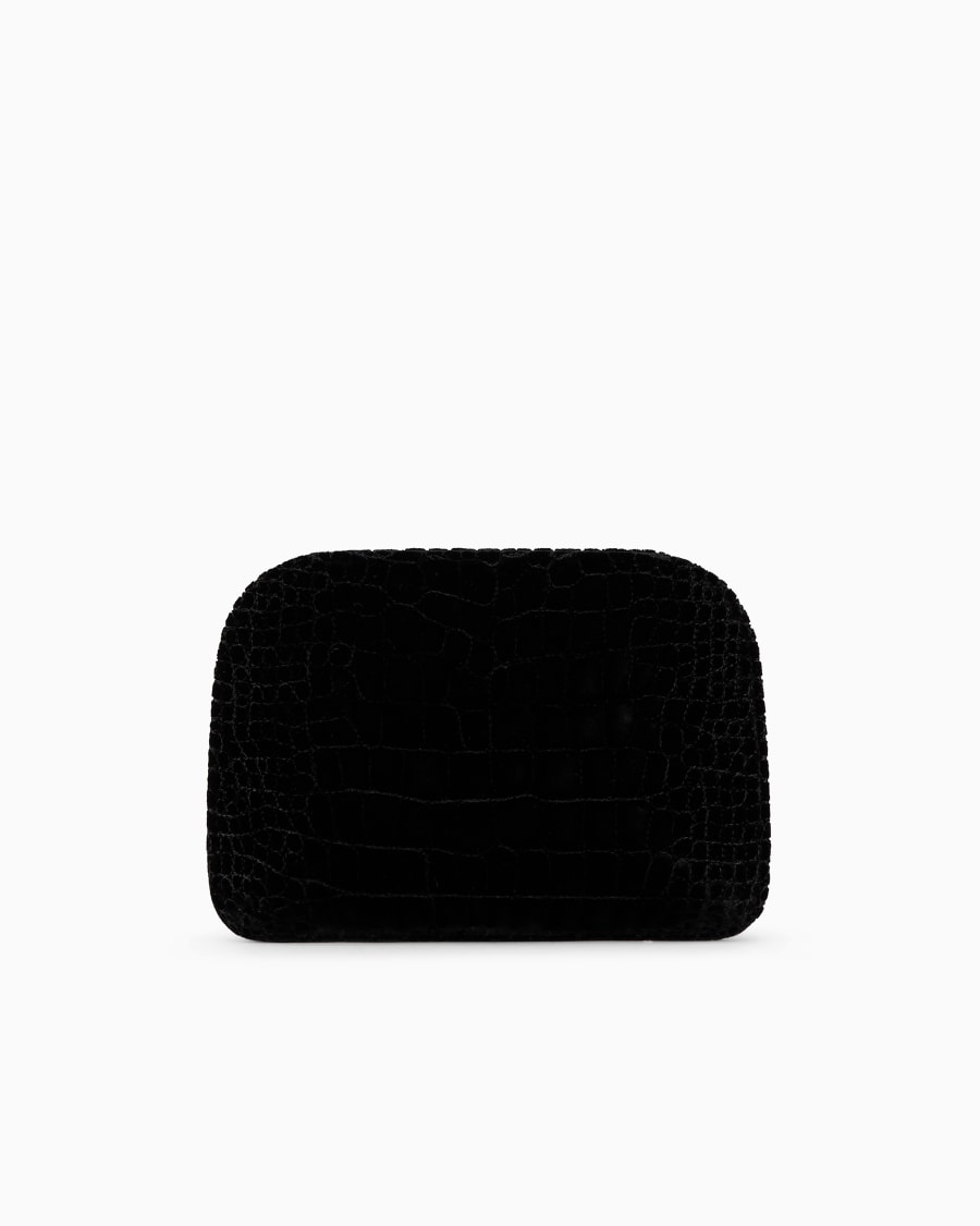 The world of armani CLUTCH LA PRIMA IN VELLUTO TRAPUNTATO EFFETTO COCCO Lightning offer