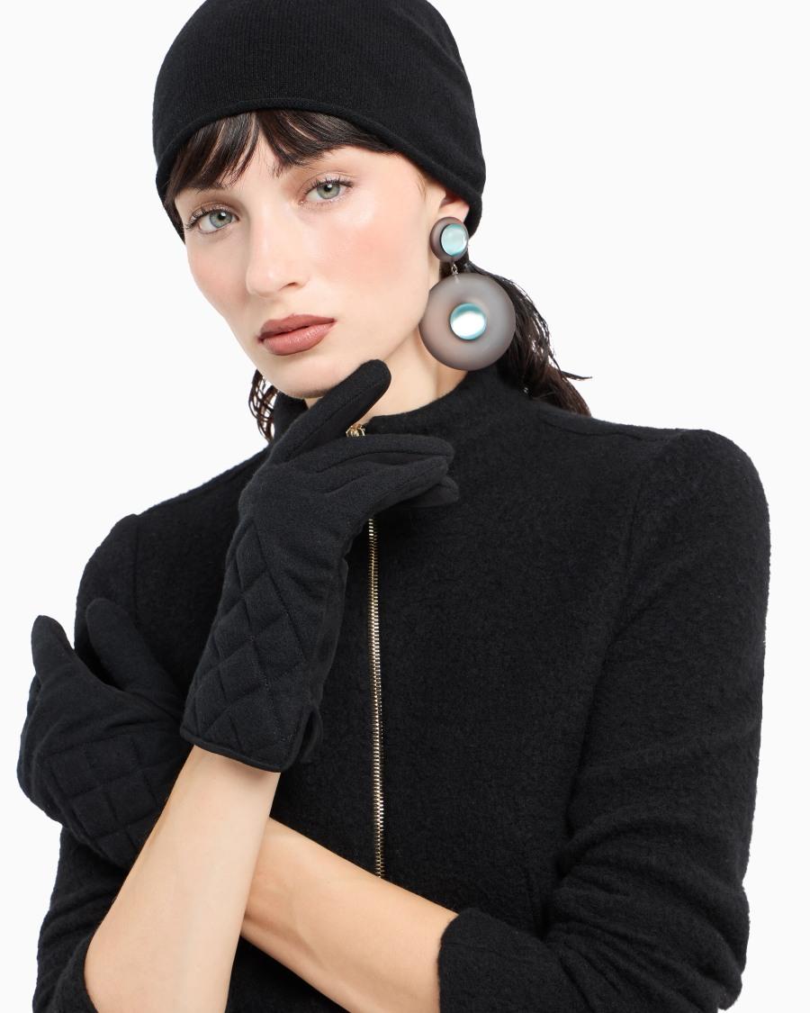 The world of armani GUANTI IN SUEDE E LANA Latest stili