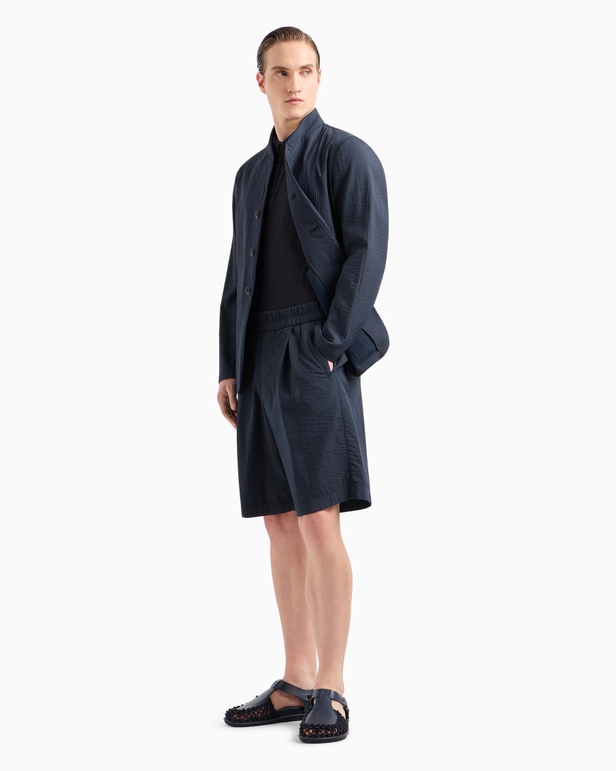 The world of armani POLO A MANICHE CORTE IN JERSEY DI PURO LINO Discount Store per i nuovi prodotti