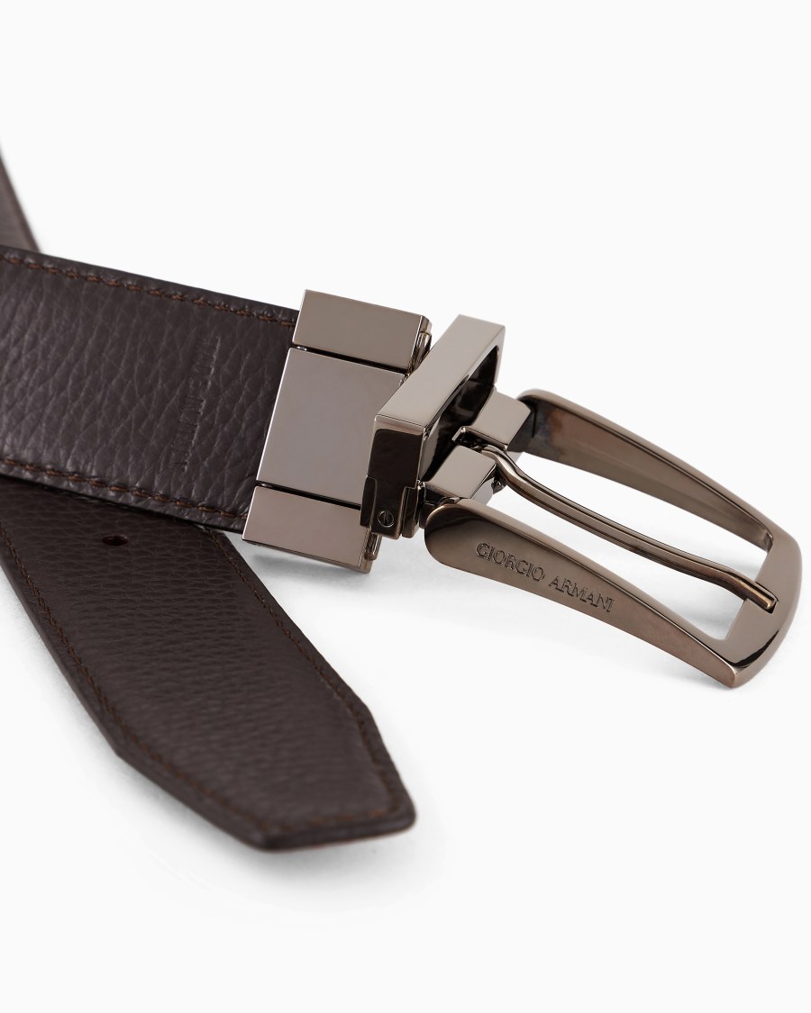 The world of armani CINTURA REVERSIBILE IN PELLE Limitato a 3 giorni