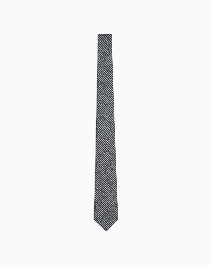 The world of armani CRAVATTA IN SETA STAMPA GEOMETRICA ASV
