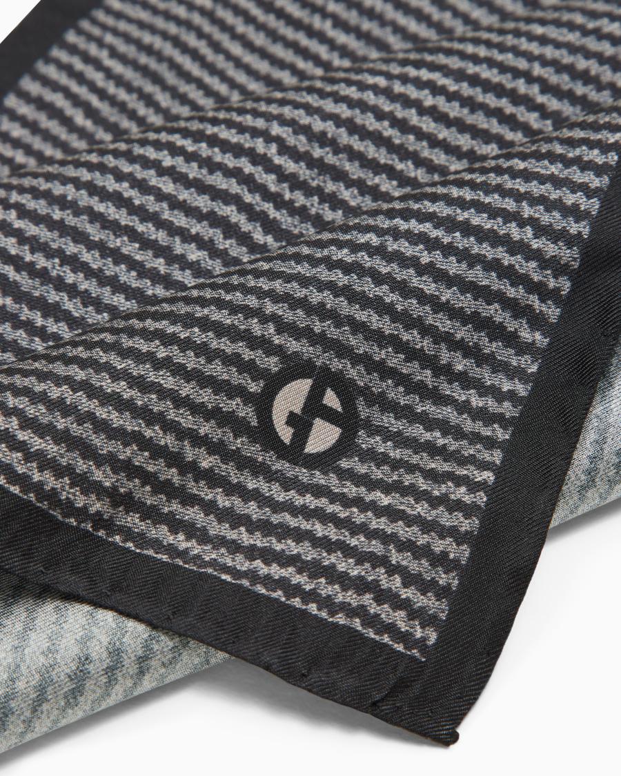 The world of armani POCHETTE DA TASCHINO IN SETA STAMPATA ASV Soddisfazione Garantita