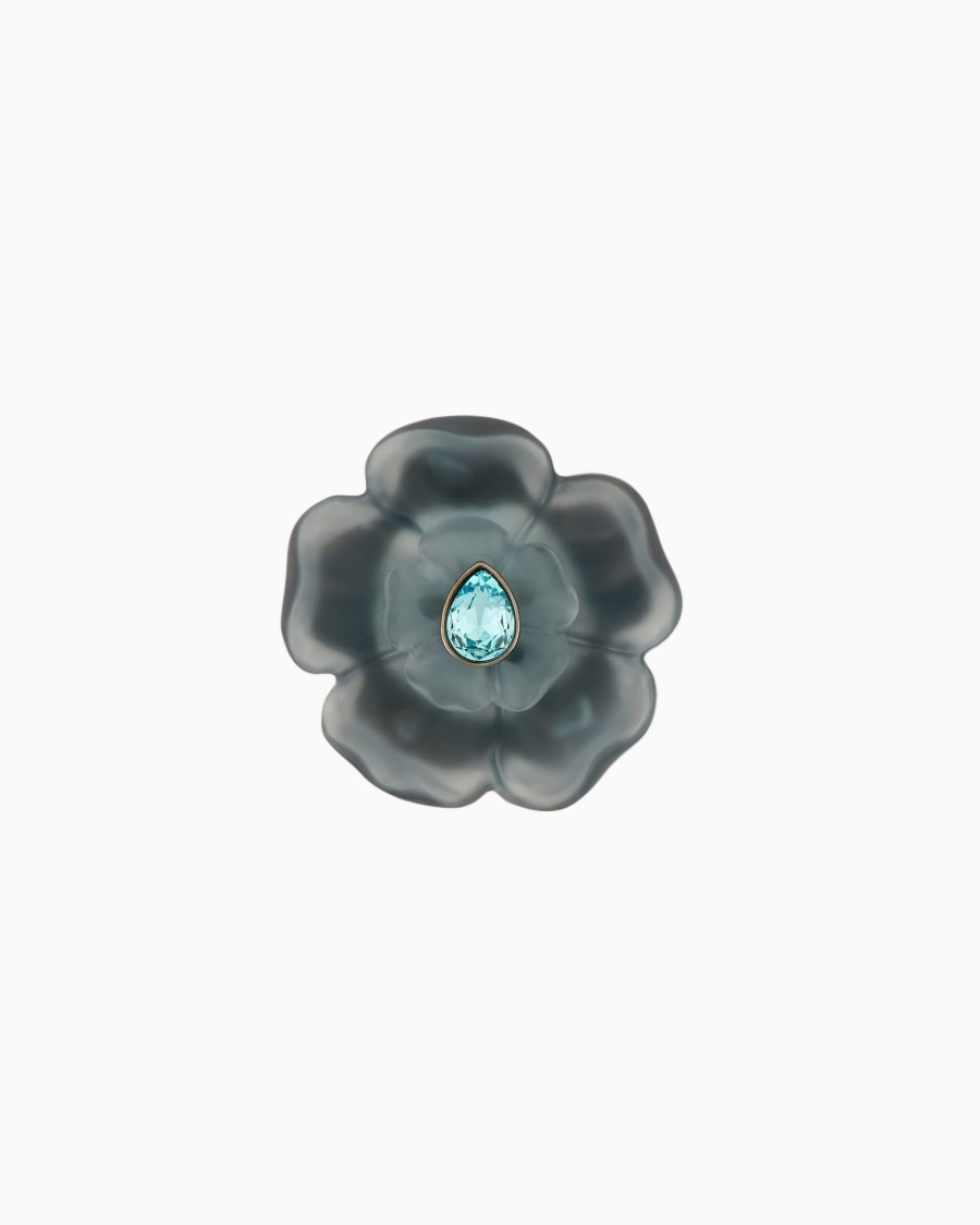 The world of armani SPILLA IN RESINA A FORMA DI FIORE