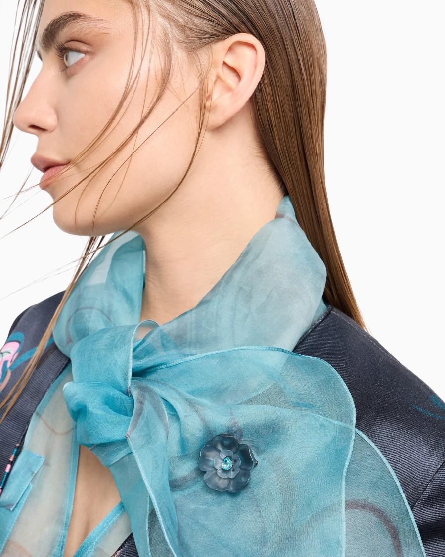 The world of armani SPILLA IN RESINA A FORMA DI FIORE Vendita Calda