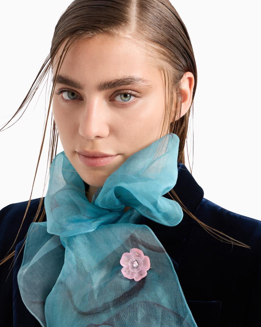 The world of armani SPILLA IN RESINA A FORMA DI FIORE Vendita Economica
