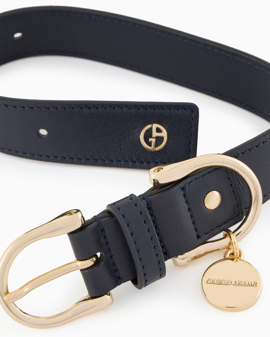 The world of armani POLDO X GIORGIO ARMANI COLLARINO IN PELLE Vendite Flash
