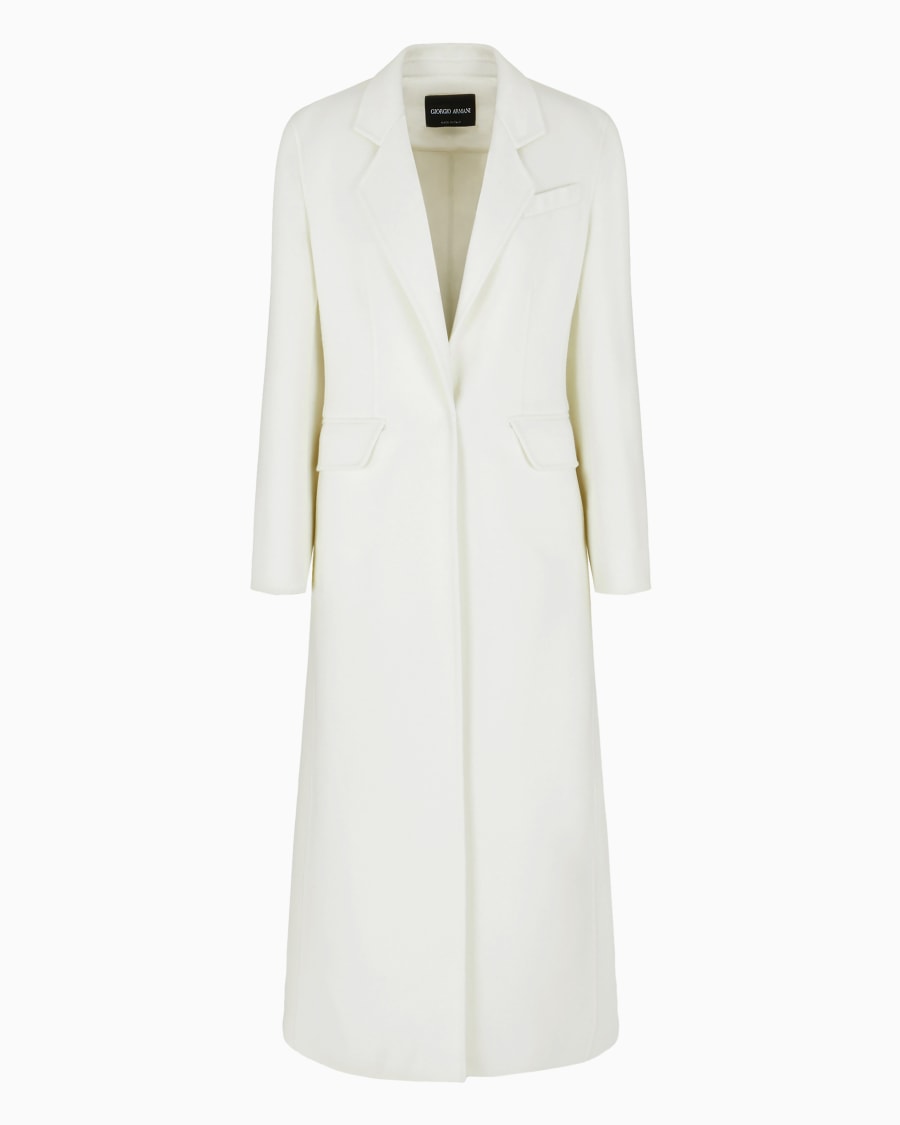 The world of armani CAPPOTTO LUNGO IN CASHMERE DOUBLE
