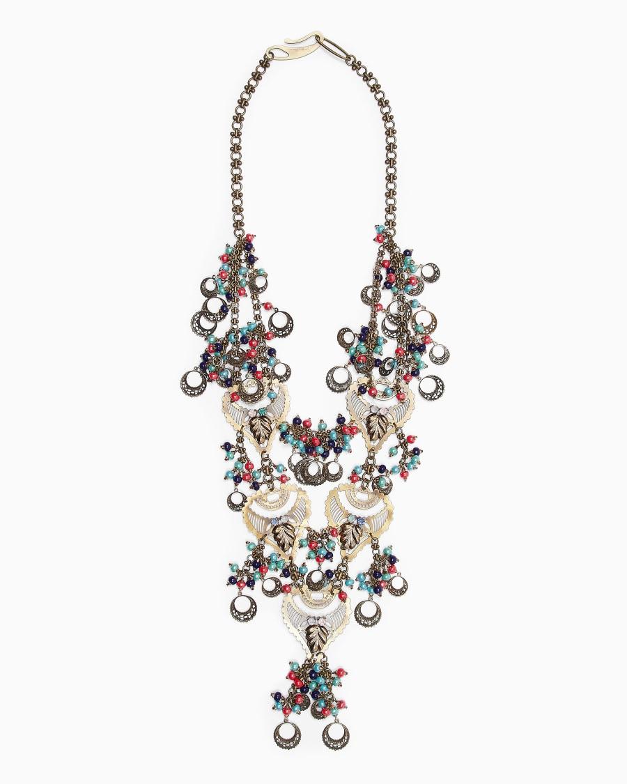 The world of armani COLLANA LUNGA IN METALLO E PERLINE Offerta speciale