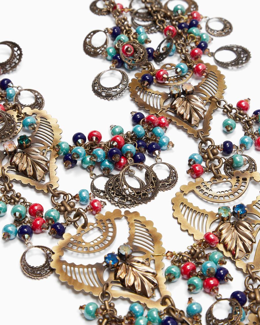 The world of armani COLLANA LUNGA IN METALLO E PERLINE Offerta speciale