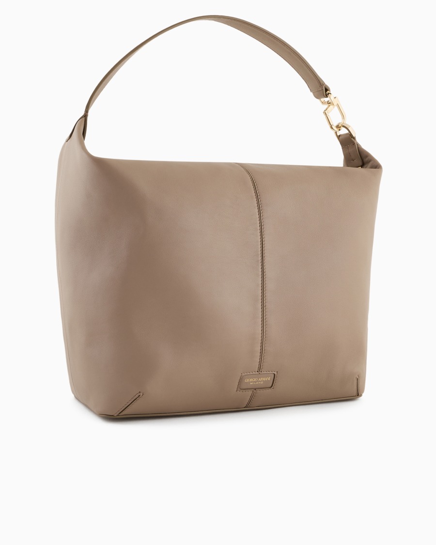 The world of armani HOBO BAG GRANDE LA PRIMA SOFT IN NAPPA ASV Comprare a buon mercato