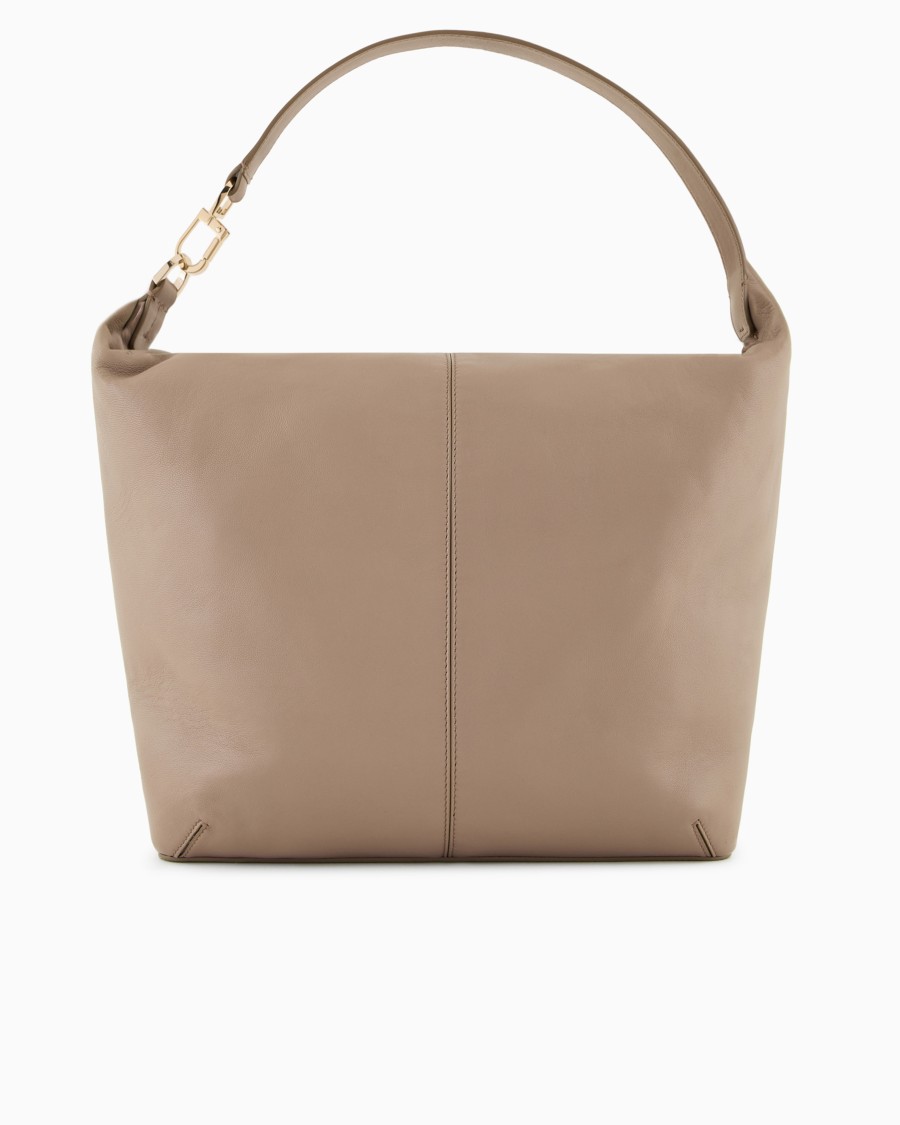 The world of armani HOBO BAG GRANDE LA PRIMA SOFT IN NAPPA ASV Comprare a buon mercato