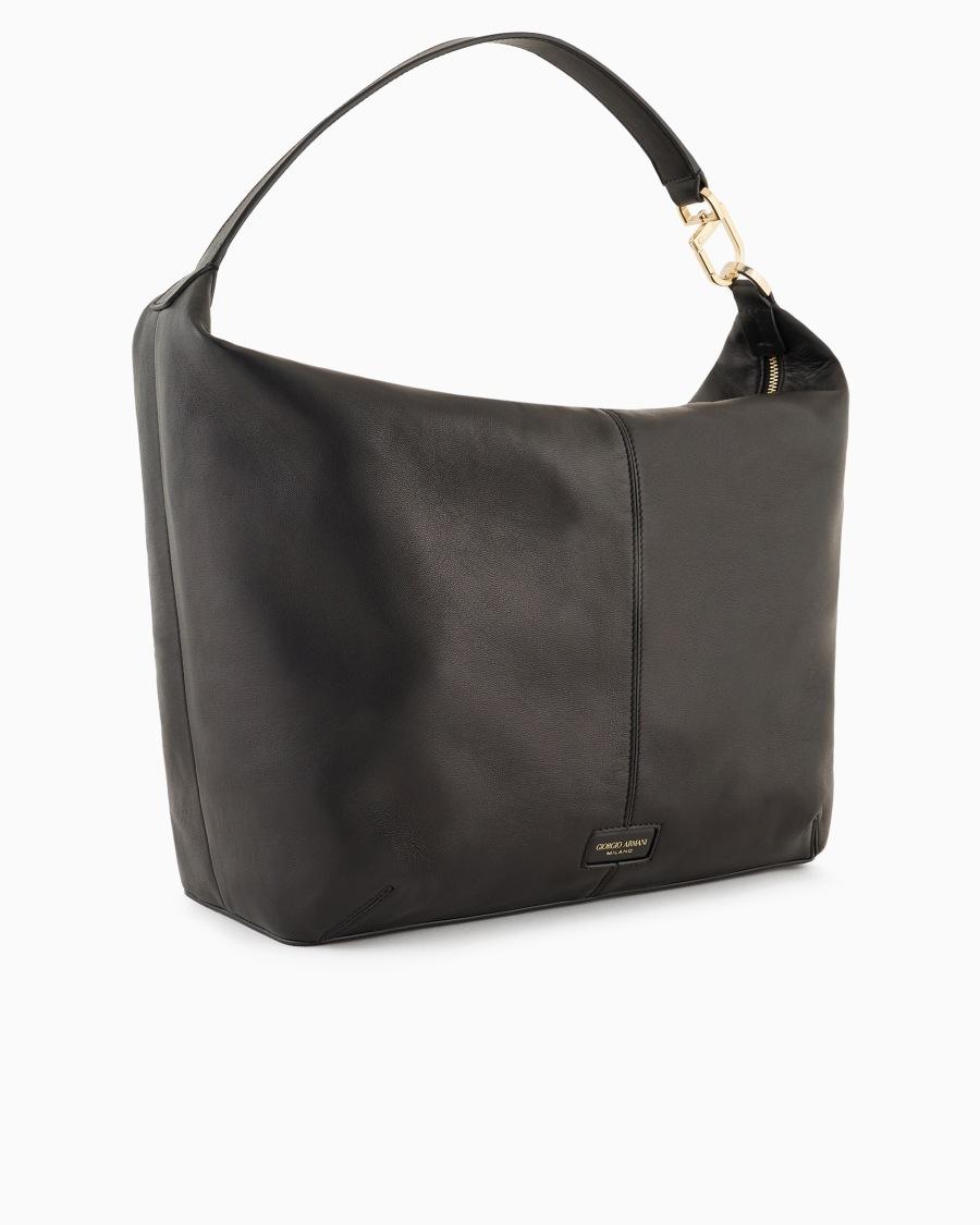 The world of armani HOBO BAG GRANDE LA PRIMA SOFT IN NAPPA ASV Grande vendita