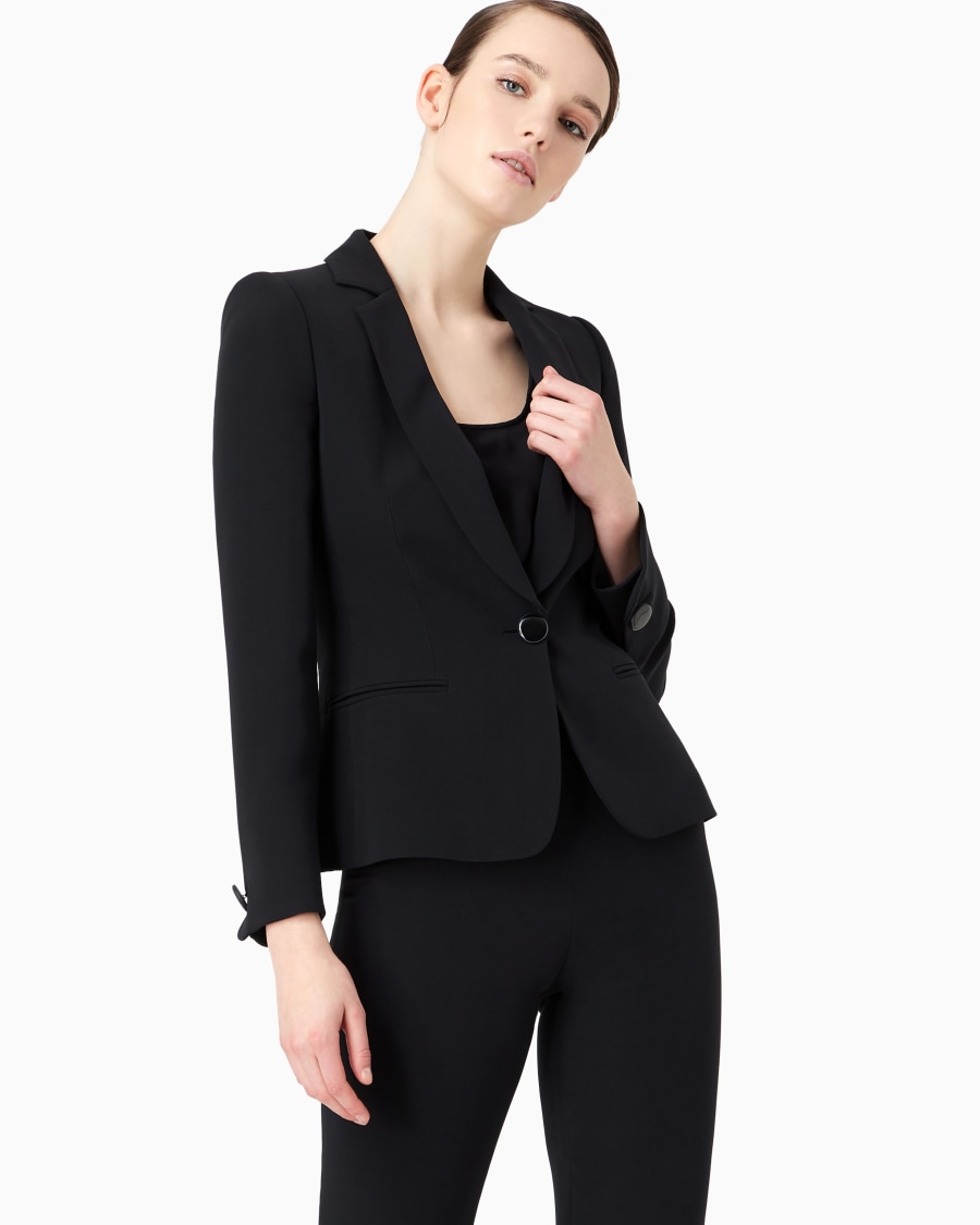 The world of armani GIACCA MONOPETTO IN SETA Shopping online