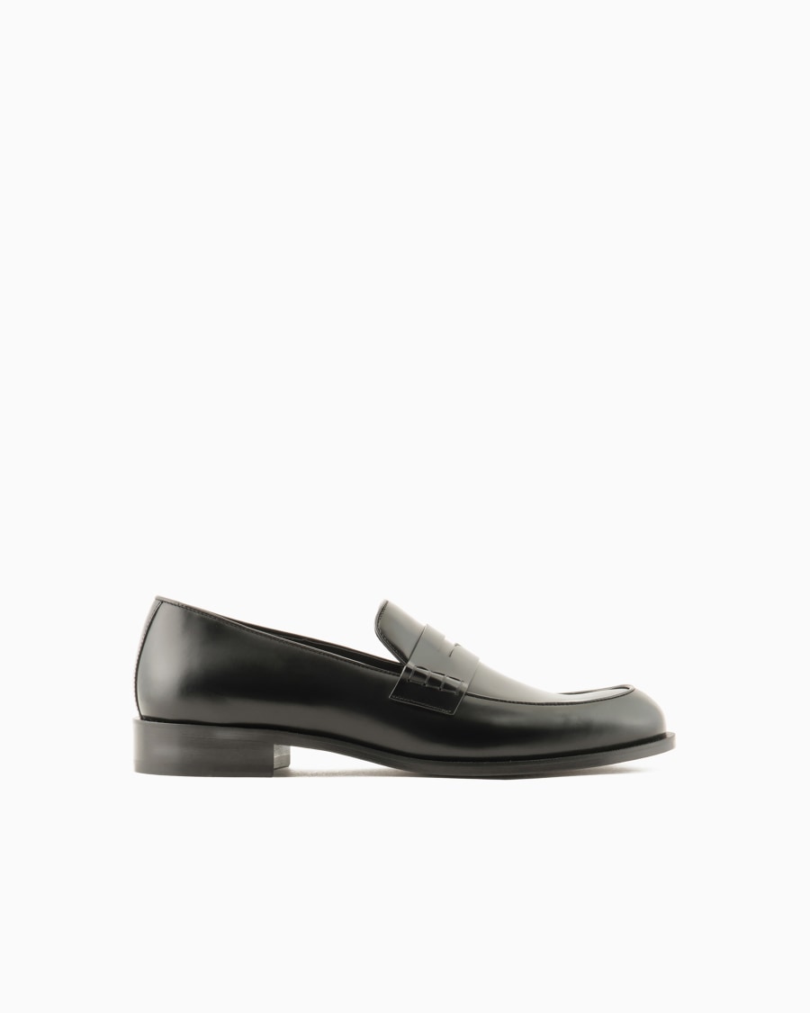 The world of armani MOCASSINI IN PELLE