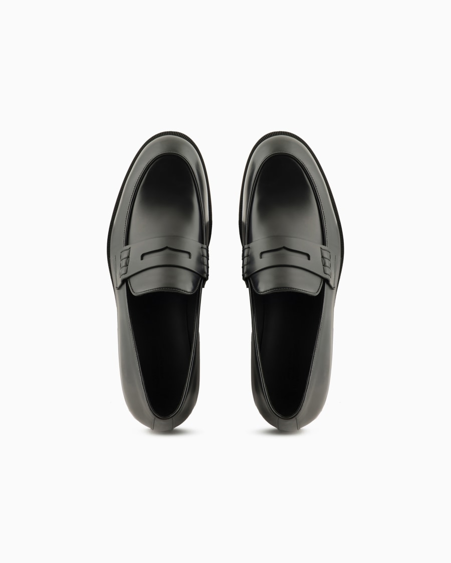 The world of armani MOCASSINI IN PELLE Offerta natalizia