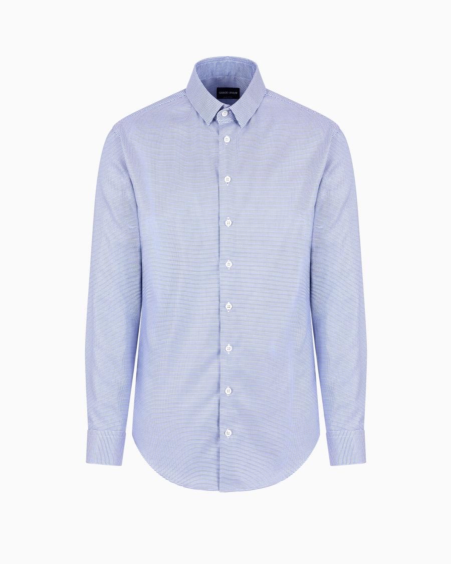 The world of armani CAMICIA REGULAR FIT IN SETA STAMPATA Offerta migliore