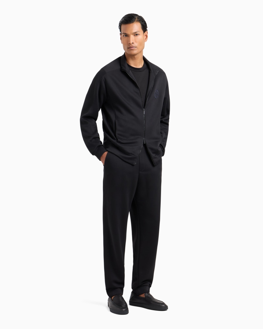The world of armani T-SHIRT GIROCOLLO IN INTERLOCK DI COTONE Offerte stagionali
