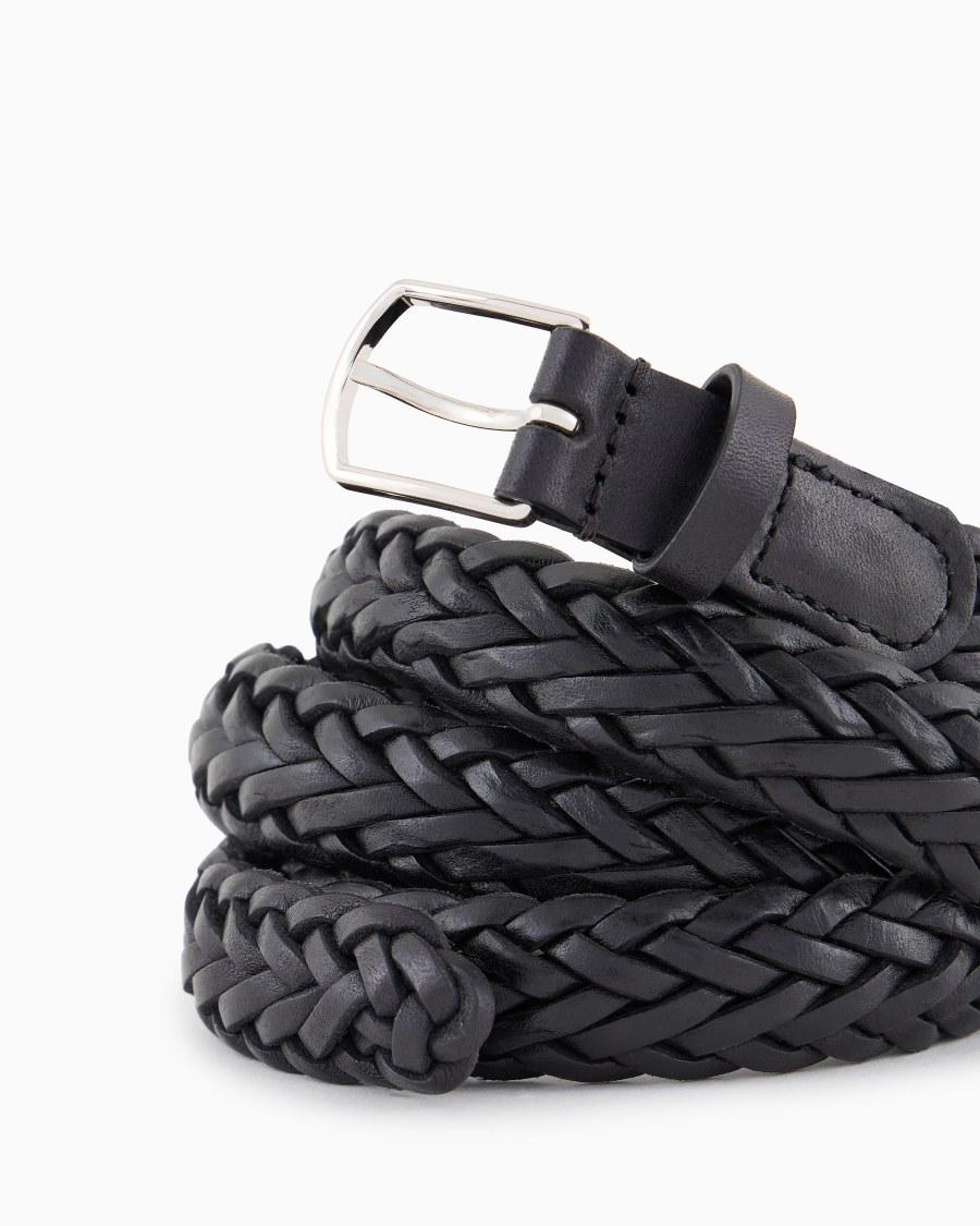 The world of armani CINTURA IN PELLE INTRECCIATA Offerte speciali