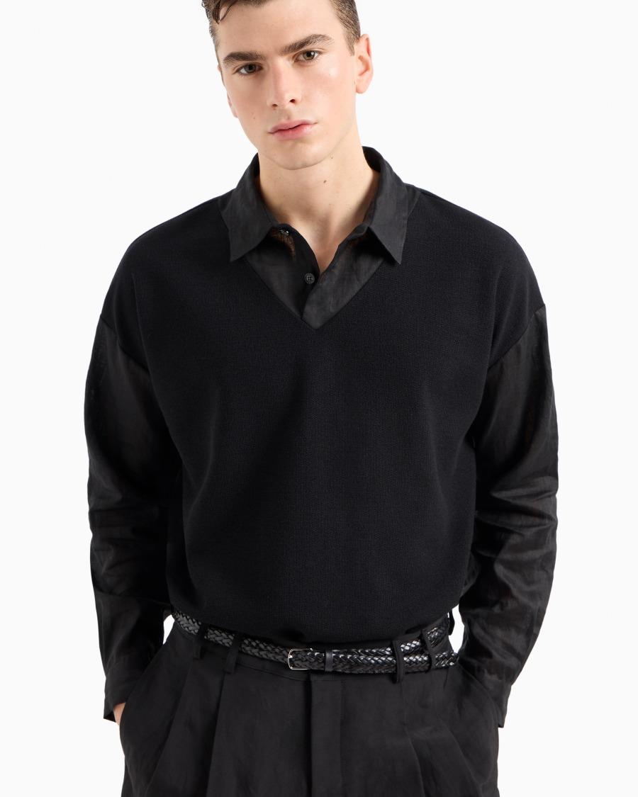 The world of armani CINTURA IN PELLE INTRECCIATA Offerte speciali