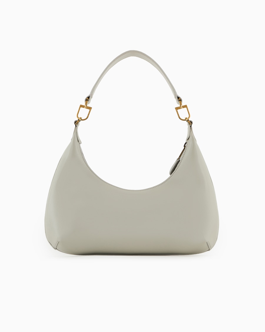 The world of armani HOBO BAG MEDIA LA PRIMA IN NAPPA VERNICIATA Offerta speciale della fabbrica