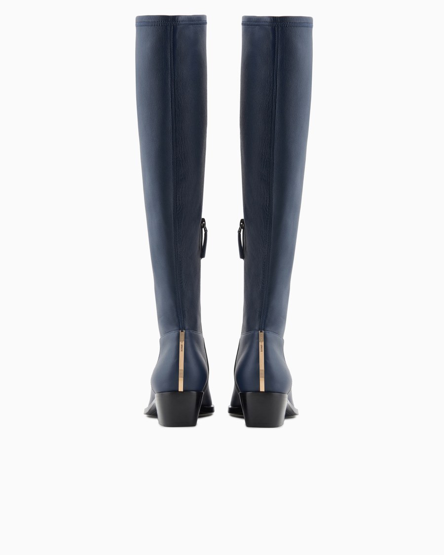The world of armani STIVALI IN NAPPA STRETCH Sostegno trimestrale