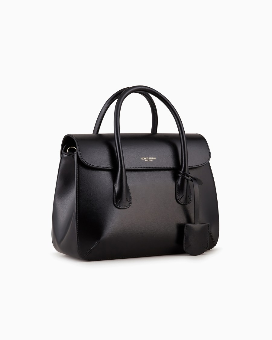 The world of armani BAULETTO MEDIO LA PRIMA IN PELLE PALMELLATA 50% di sconto con spedizione gratuita
