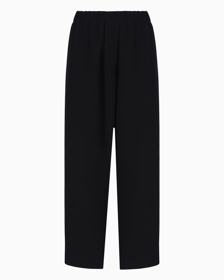 The world of armani PANTALONI MORBIDI IN CADY DI SETA