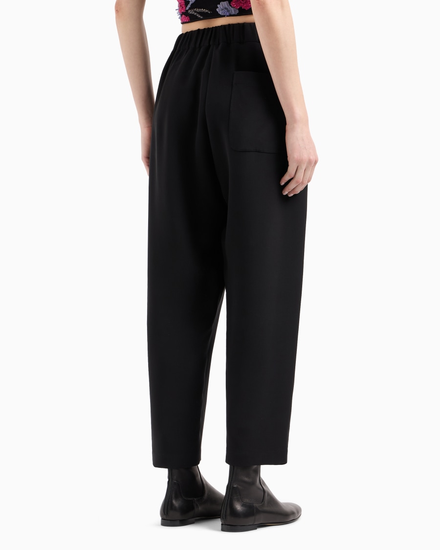 The world of armani PANTALONI MORBIDI IN CADY DI SETA Italy