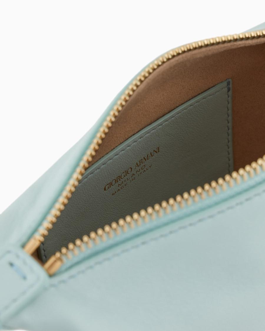 The world of armani MINI BORSA A MANO LA PRIMA SOFT IN NAPPA Nuovo