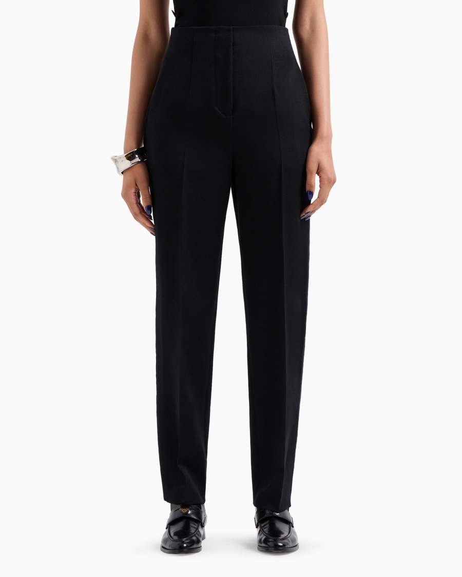 The world of armani PANTALONI SMOKING IN LANA VERGINE Vendita