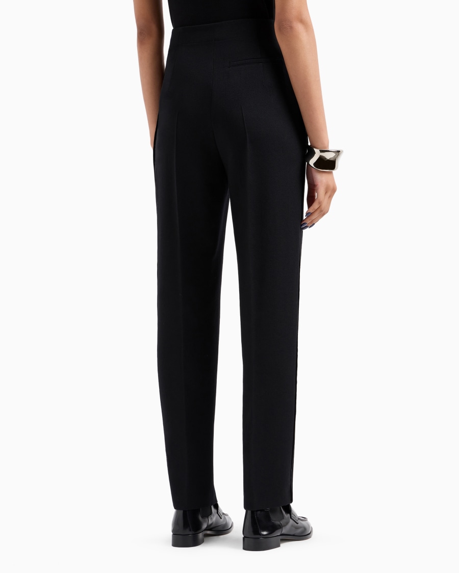 The world of armani PANTALONI SMOKING IN LANA VERGINE Vendita