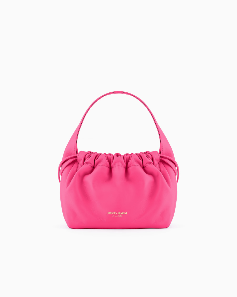 The world of armani BORSA A SECCHIELLO PICCOLA IN NAPPA ASV Spedizione Gratuita