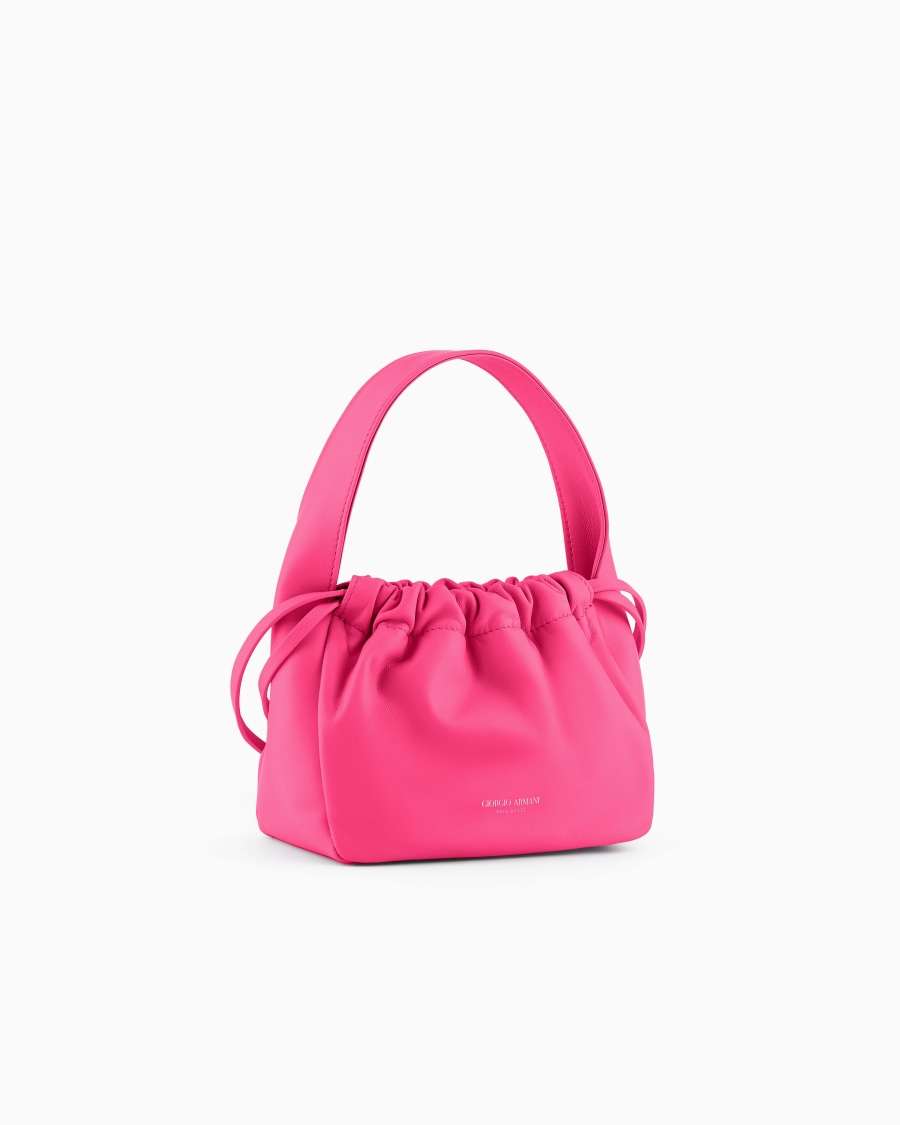The world of armani BORSA A SECCHIELLO PICCOLA IN NAPPA ASV Spedizione Gratuita