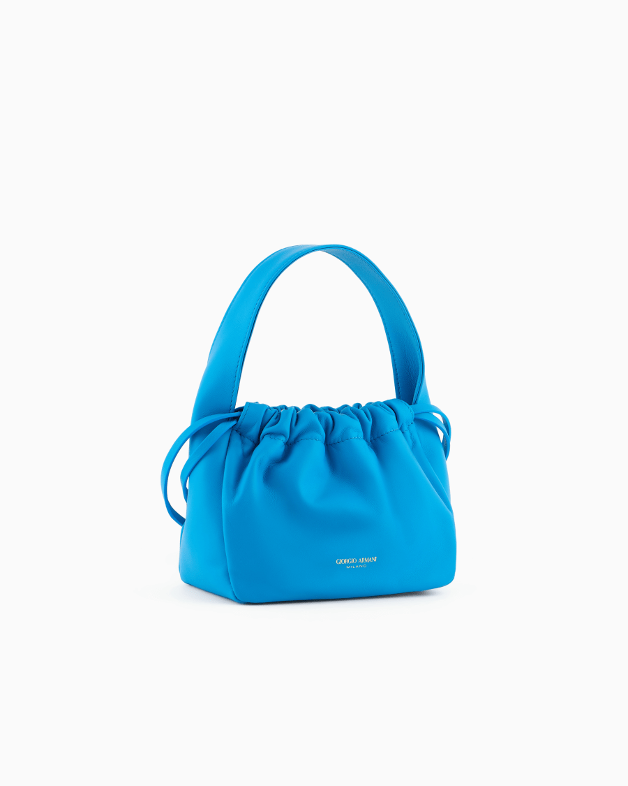 The world of armani BORSA A SECCHIELLO PICCOLA IN NAPPA ASV Pezzi Unici