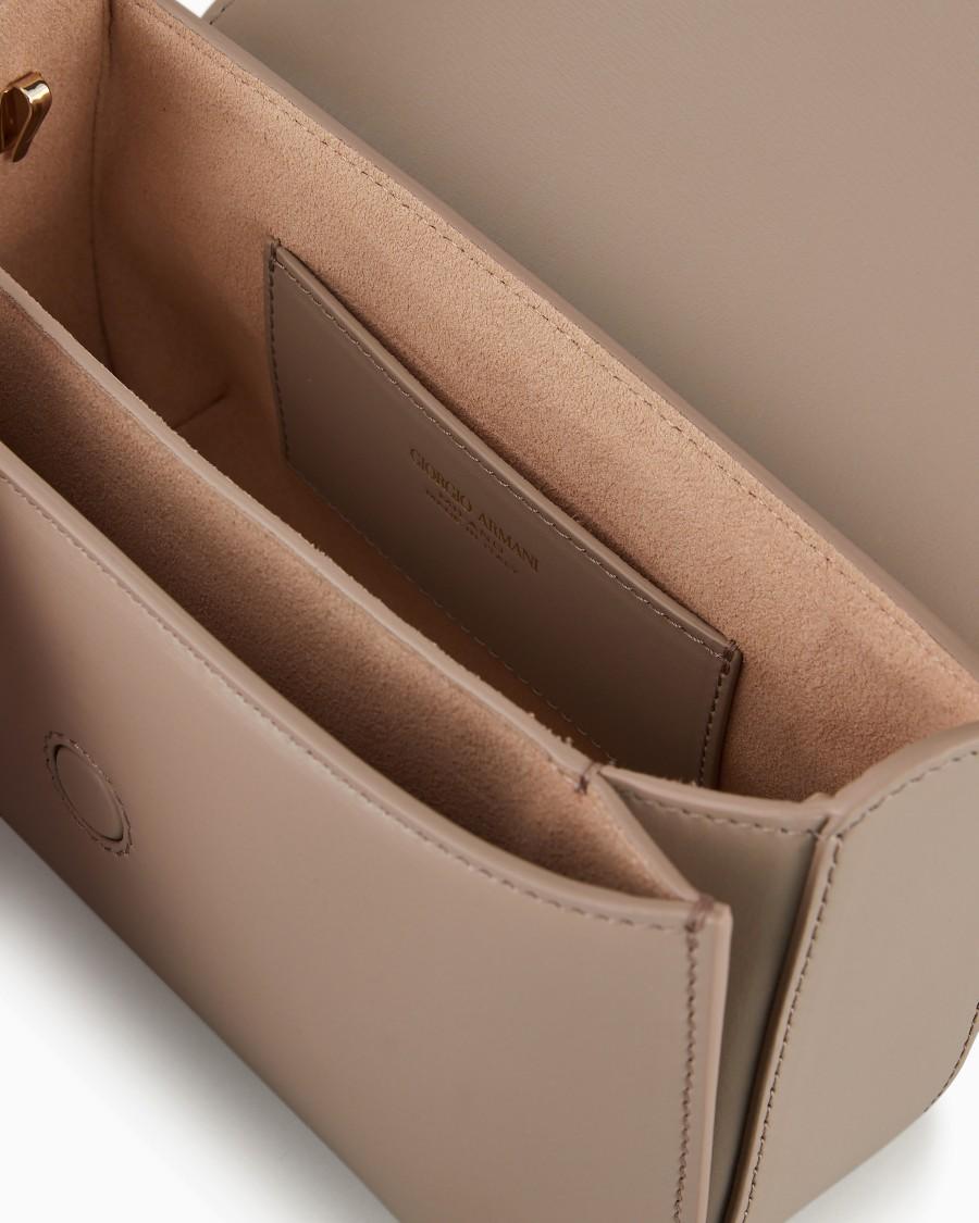 The world of armani BORSA PICCOLA LA PRIMA IN PELLE PALMELLATA CON TRACOLLA Negozi Online