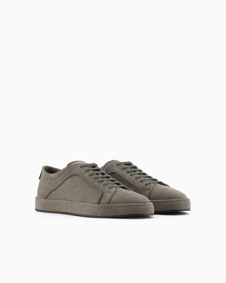 The world of armani SNEAKERS IN NABUK Economico
