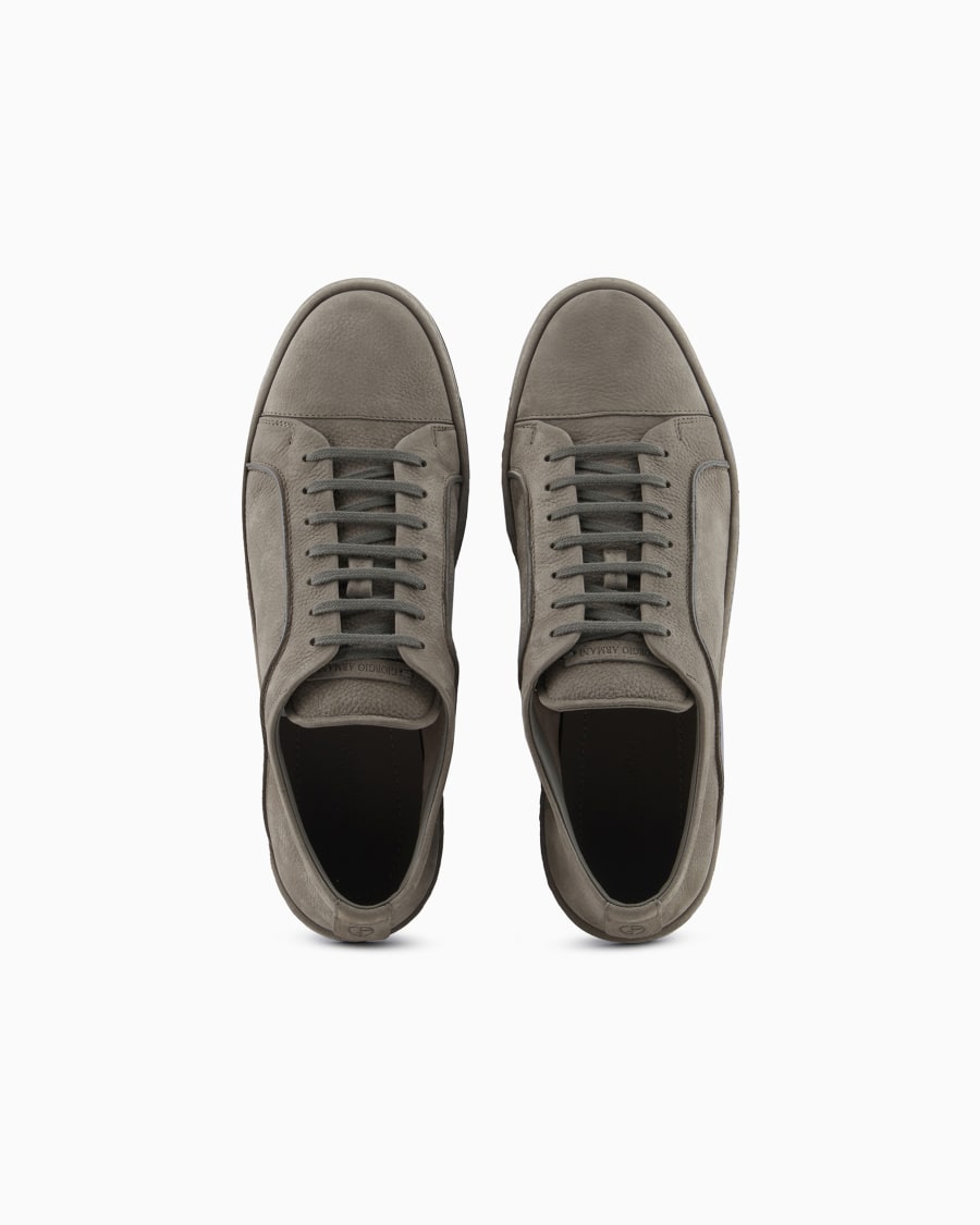 The world of armani SNEAKERS IN NABUK Economico