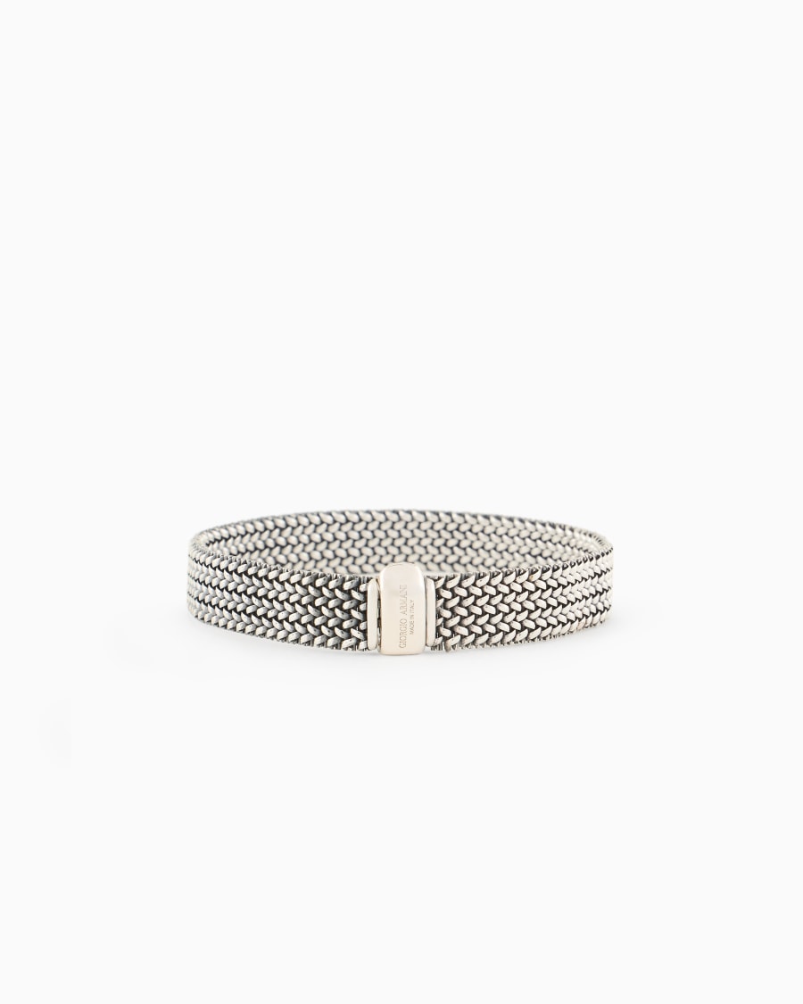 The world of armani BRACCIALE IN ARGENTO 925 INTRECCIATO Vendita Economica