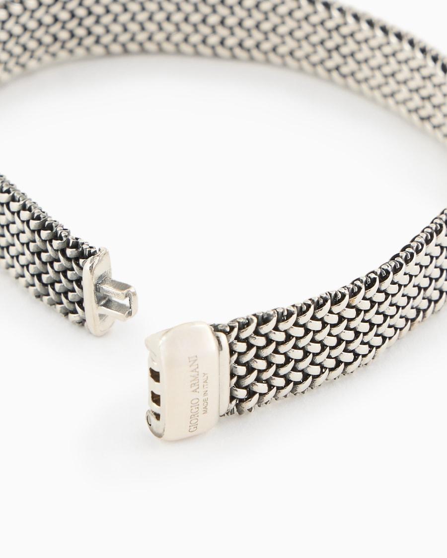 The world of armani BRACCIALE IN ARGENTO 925 INTRECCIATO Vendita Economica