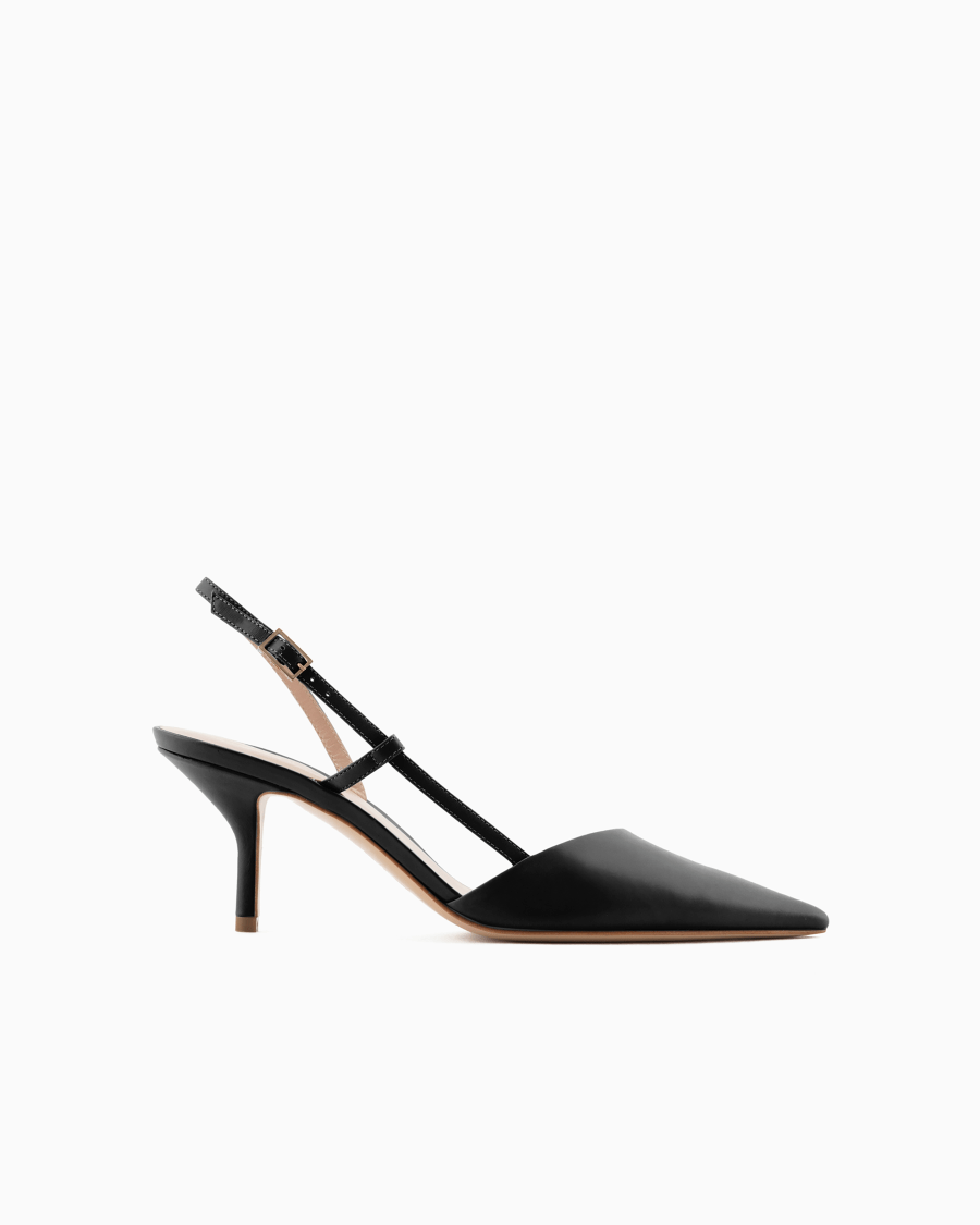 The world of armani SLINGBACK IN PELLE Offerta natalizia