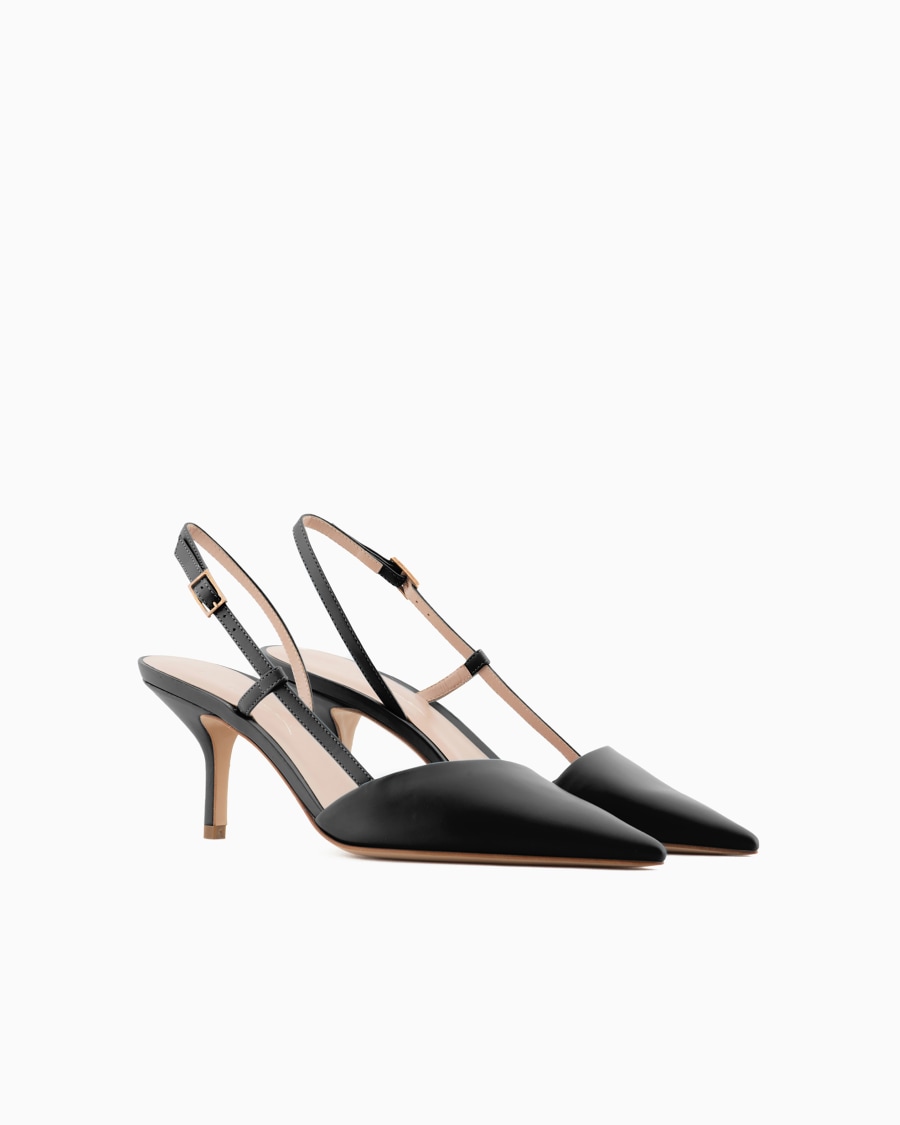 The world of armani SLINGBACK IN PELLE Offerta natalizia
