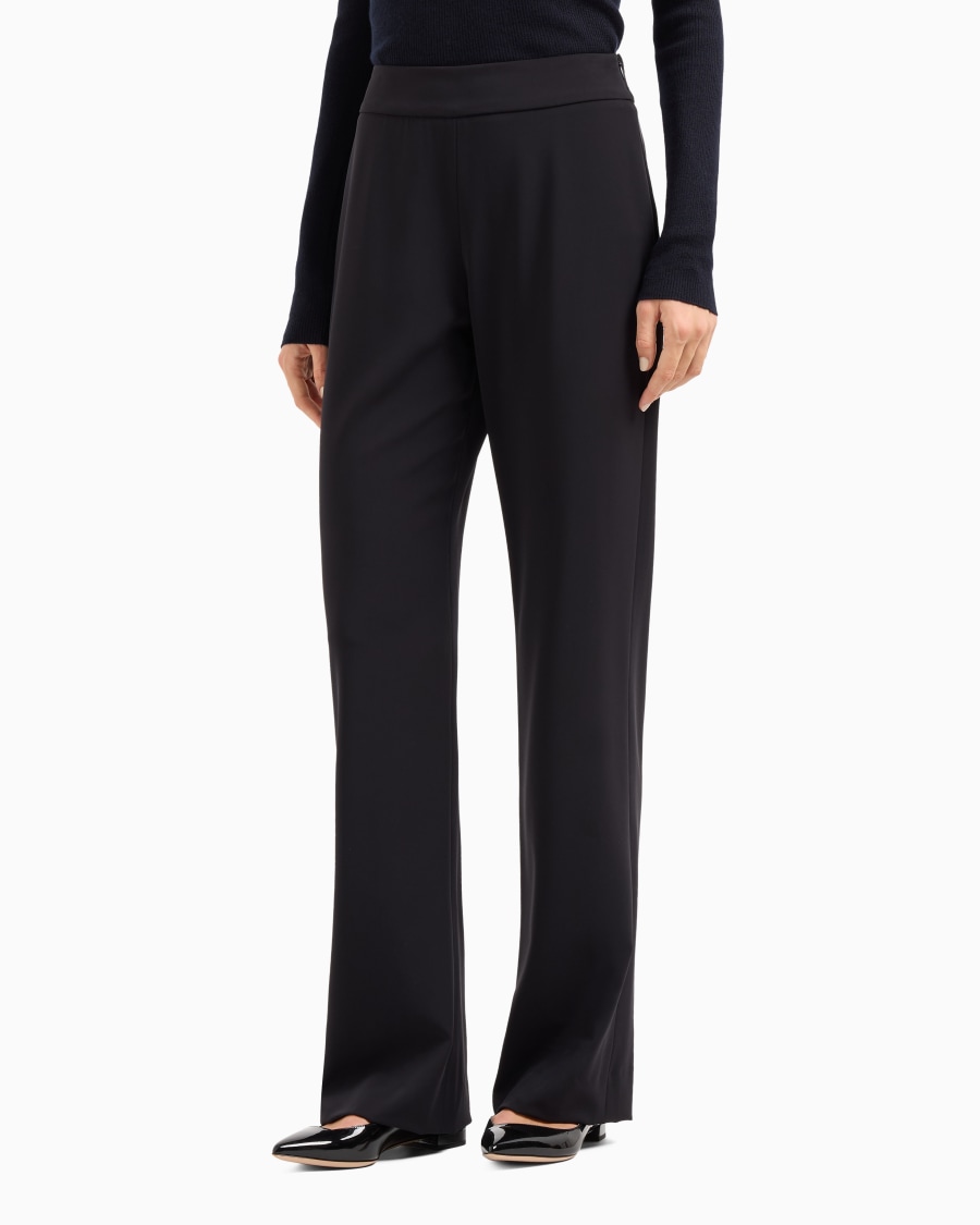 The world of armani PANTALONI IN DOUBLE CREPE Offerta Anniversario