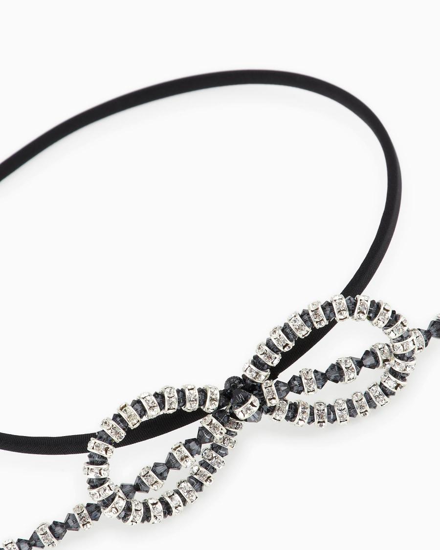 The world of armani CERCHIETTO CON MAXI FIOCCO E PERLINE Offerta migliore