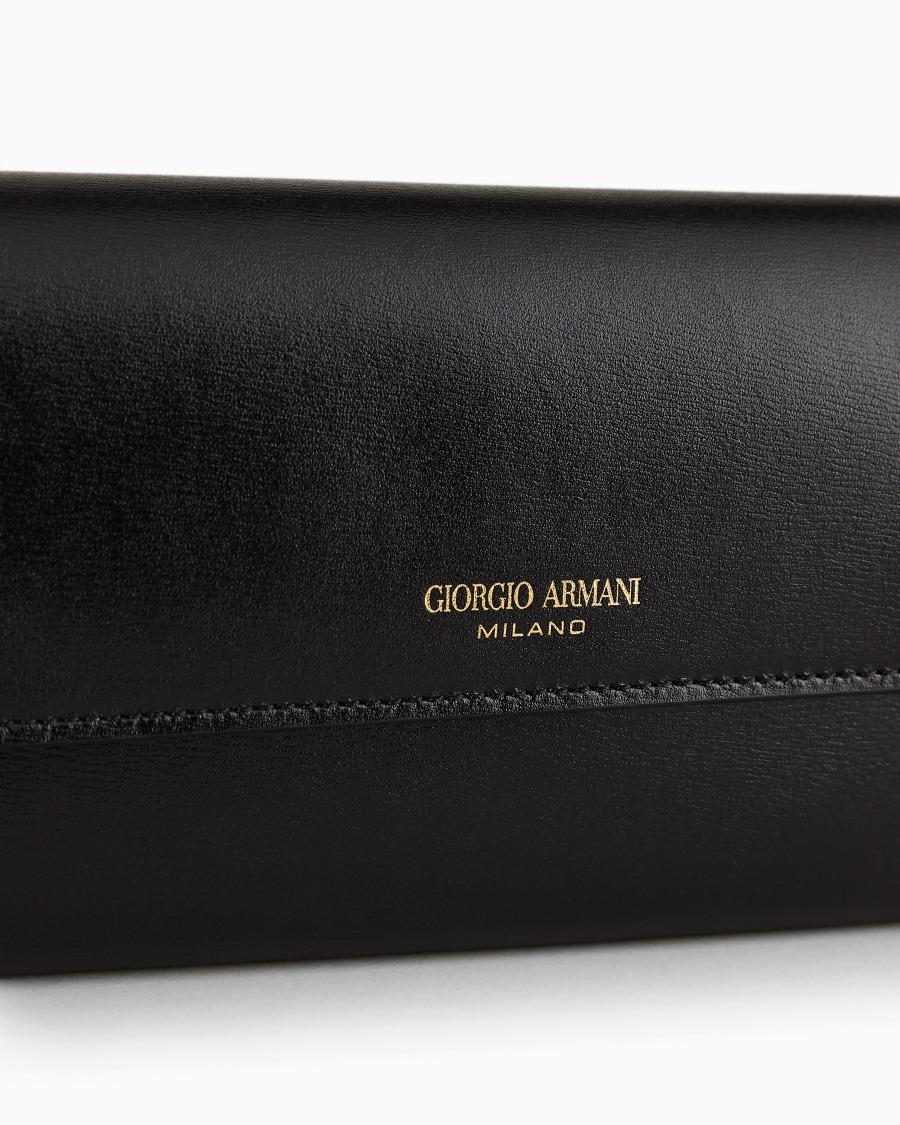 The world of armani PORTAFOGLI TRIFOLD LA PRIMA IN PELLE PALMELLATA Online Outlet
