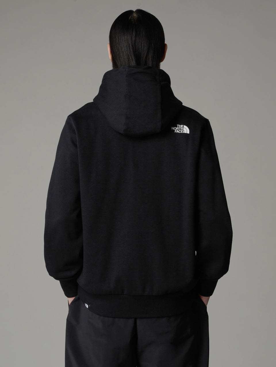 THE NORTH FACE Felpa con Cappuccio e Cerniera Nero Nuova