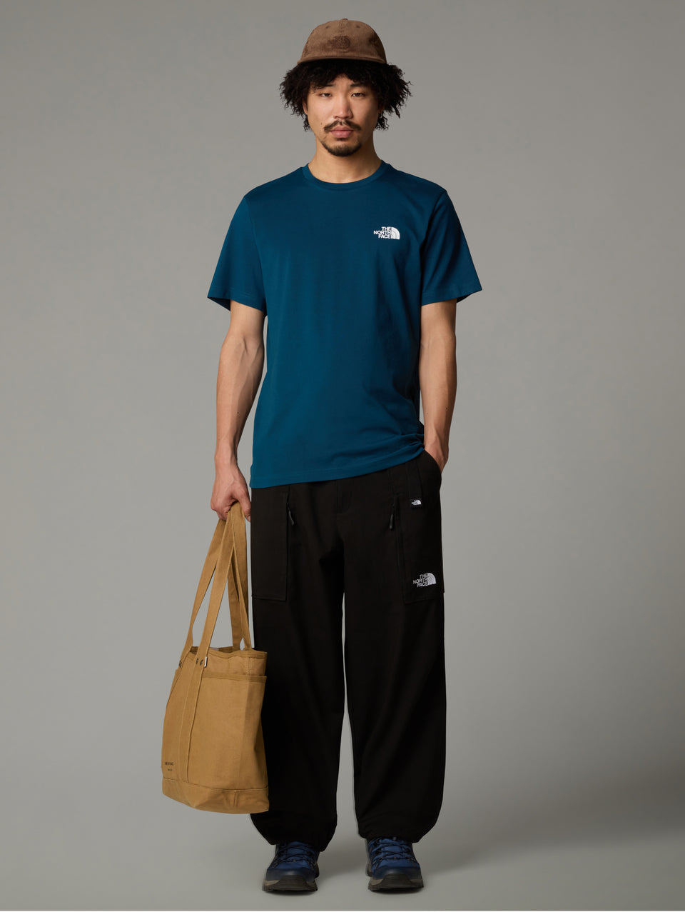 THE NORTH FACE T-shirt Regular Fit con Logo Petrolio Italia