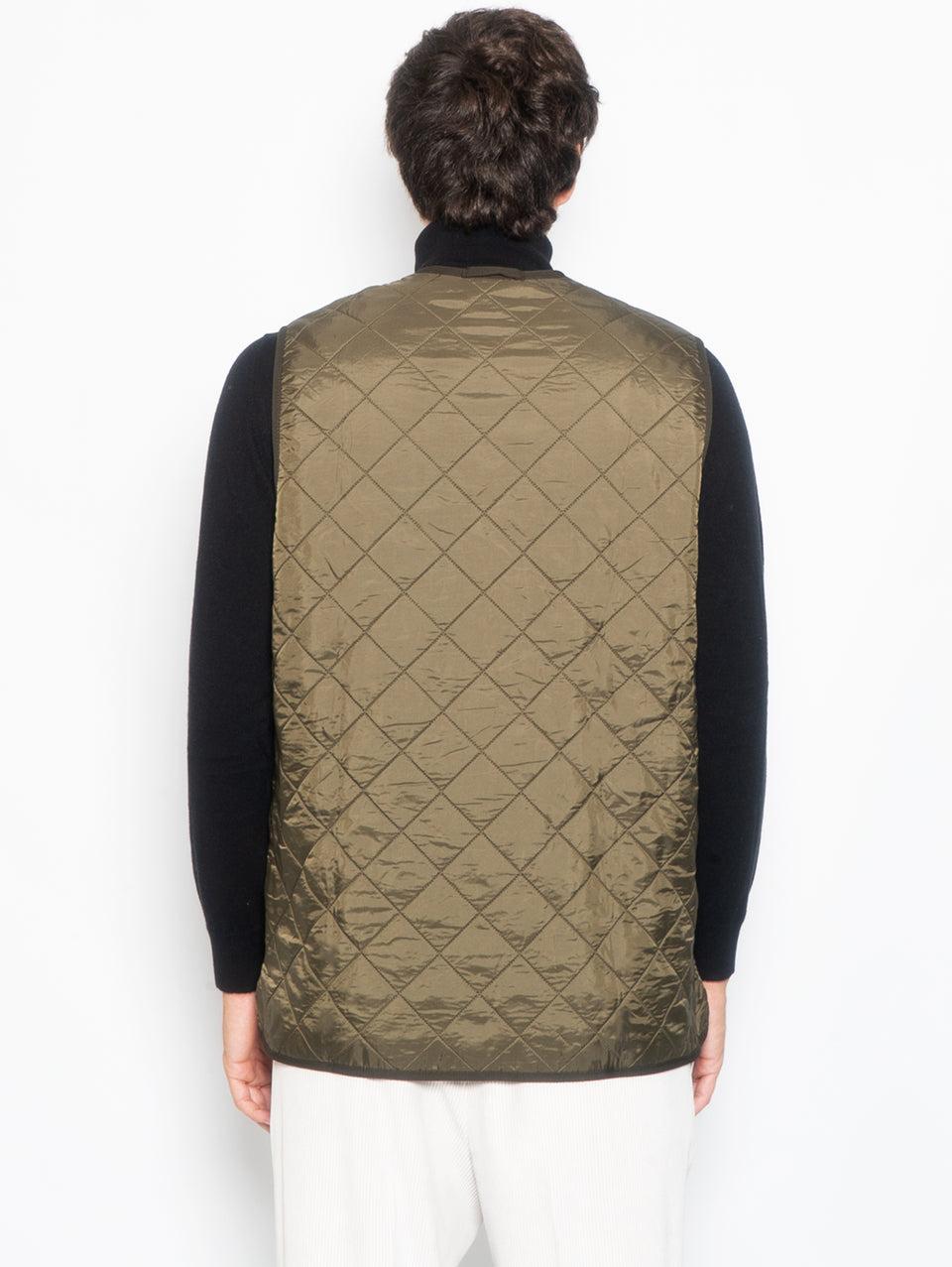 BARBOUR Gilet trapuntato Polarquilt Verde Nuovo
