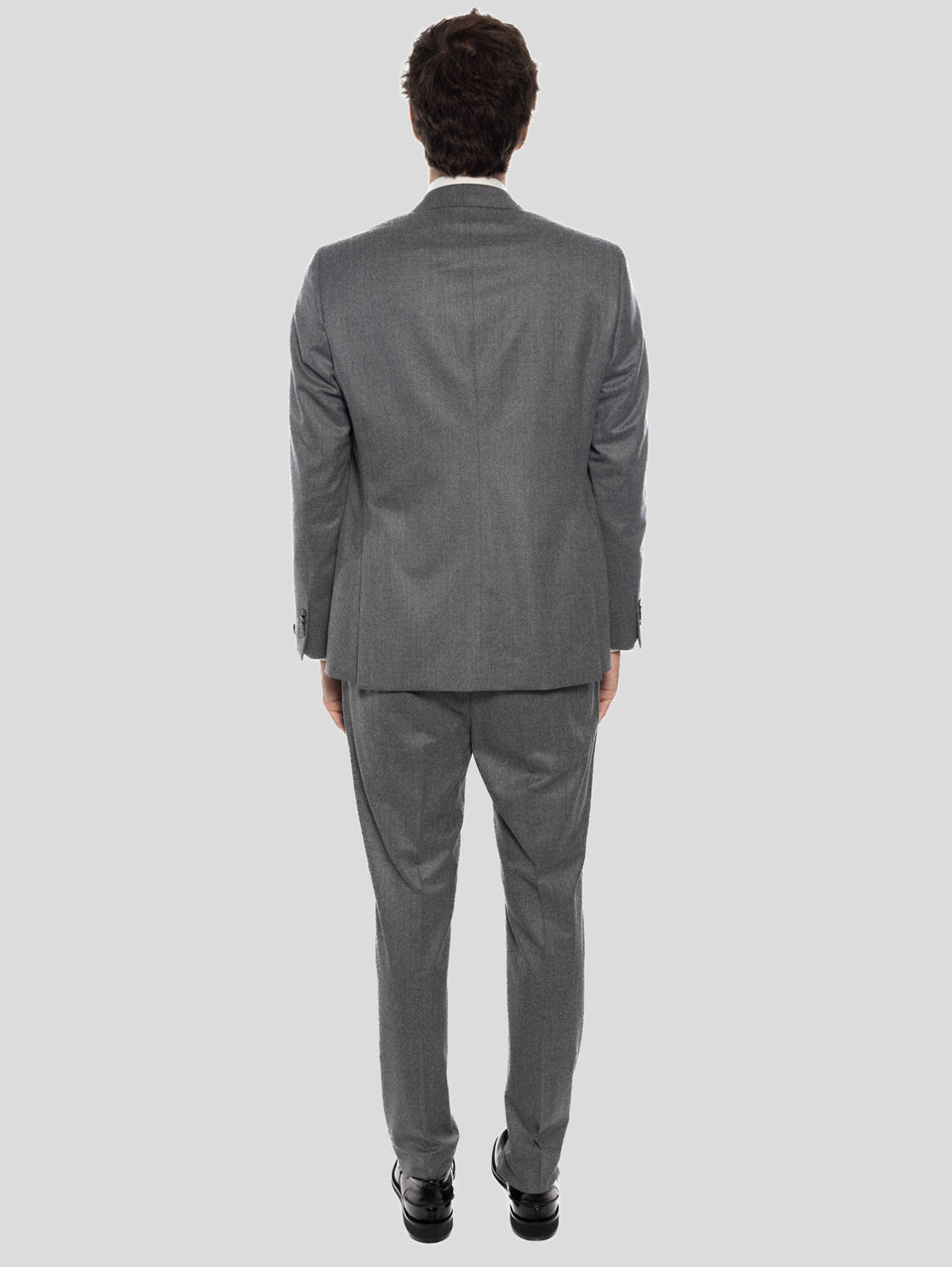 SARTORIA LATORRE Completo in Lana Grigio Melange Sconto