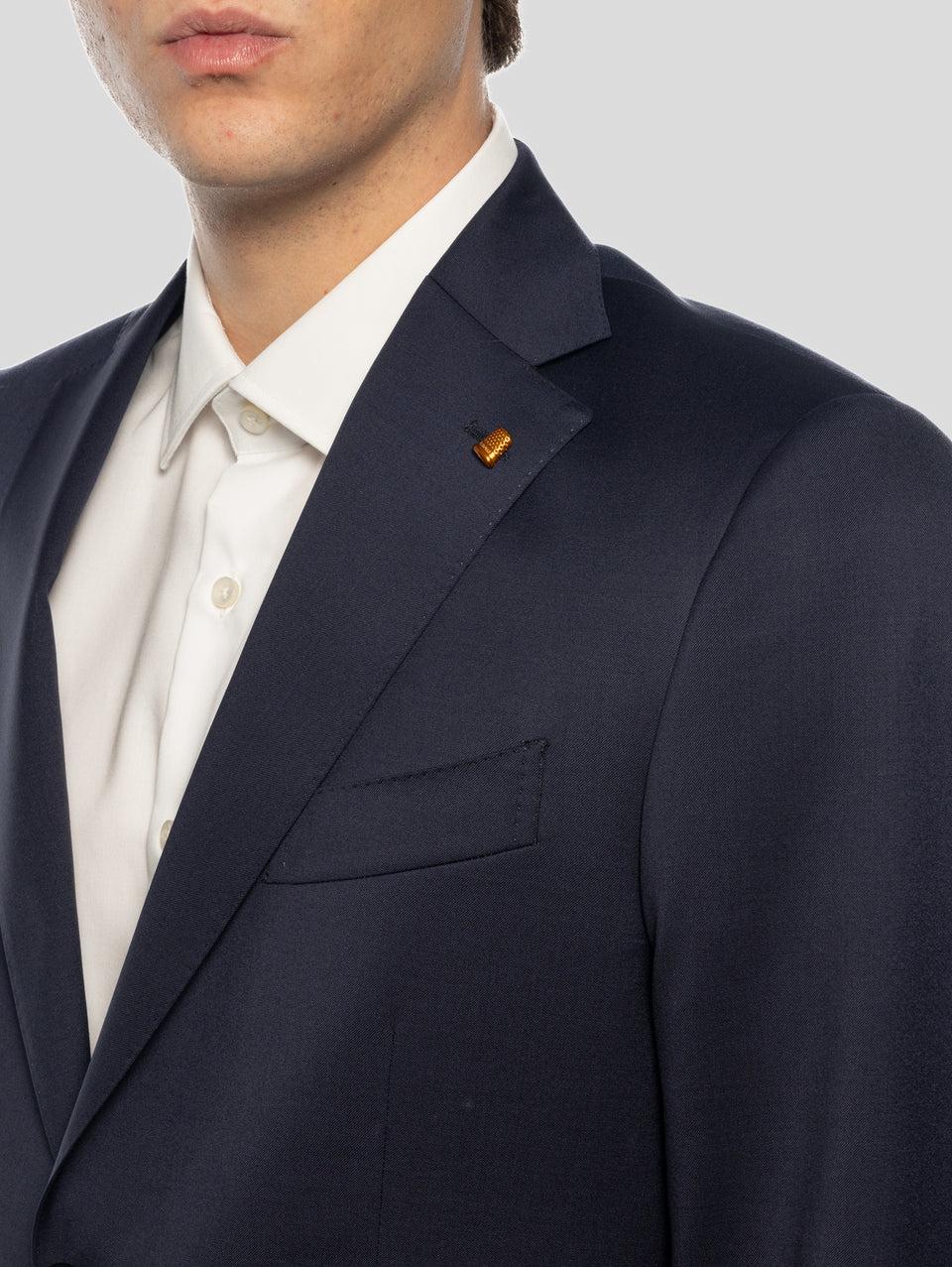 SARTORIA LATORRE Completo in Lana Blu Offerta