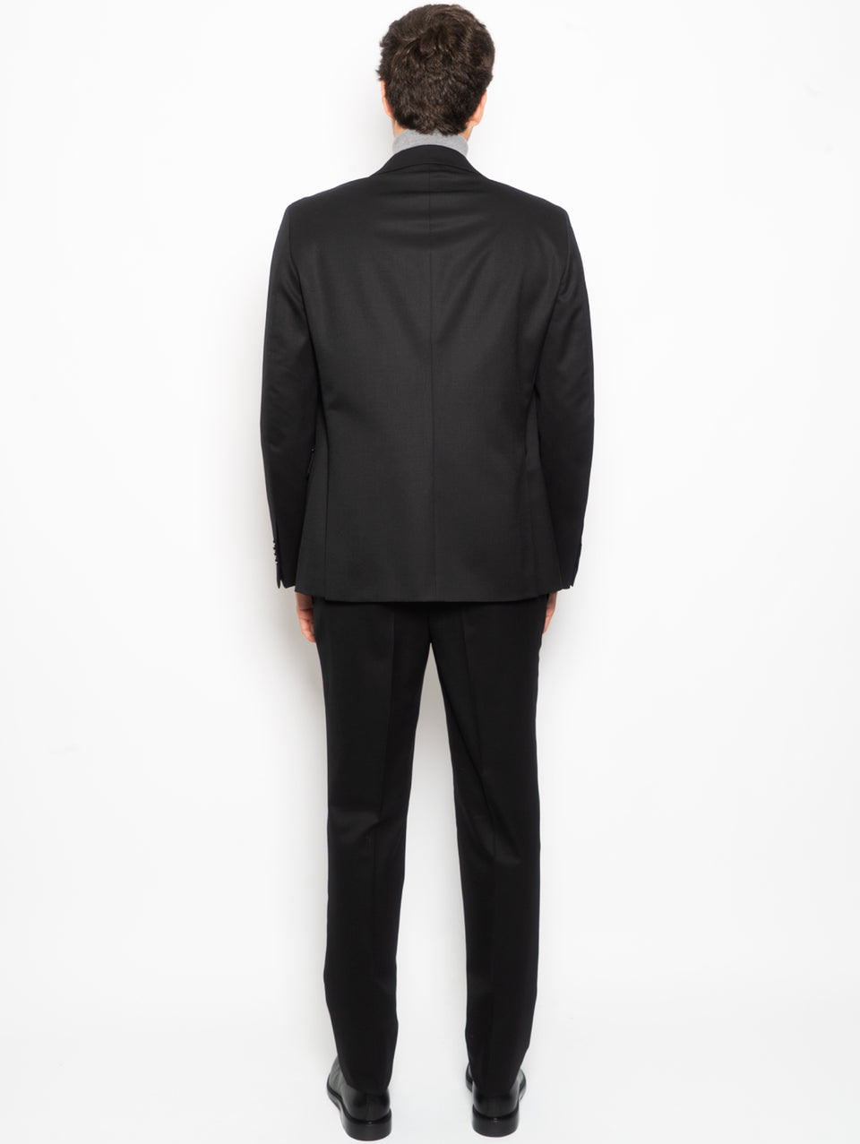 PAOLONI Completo in Lana Stretch Slim Nero I Più Venduti